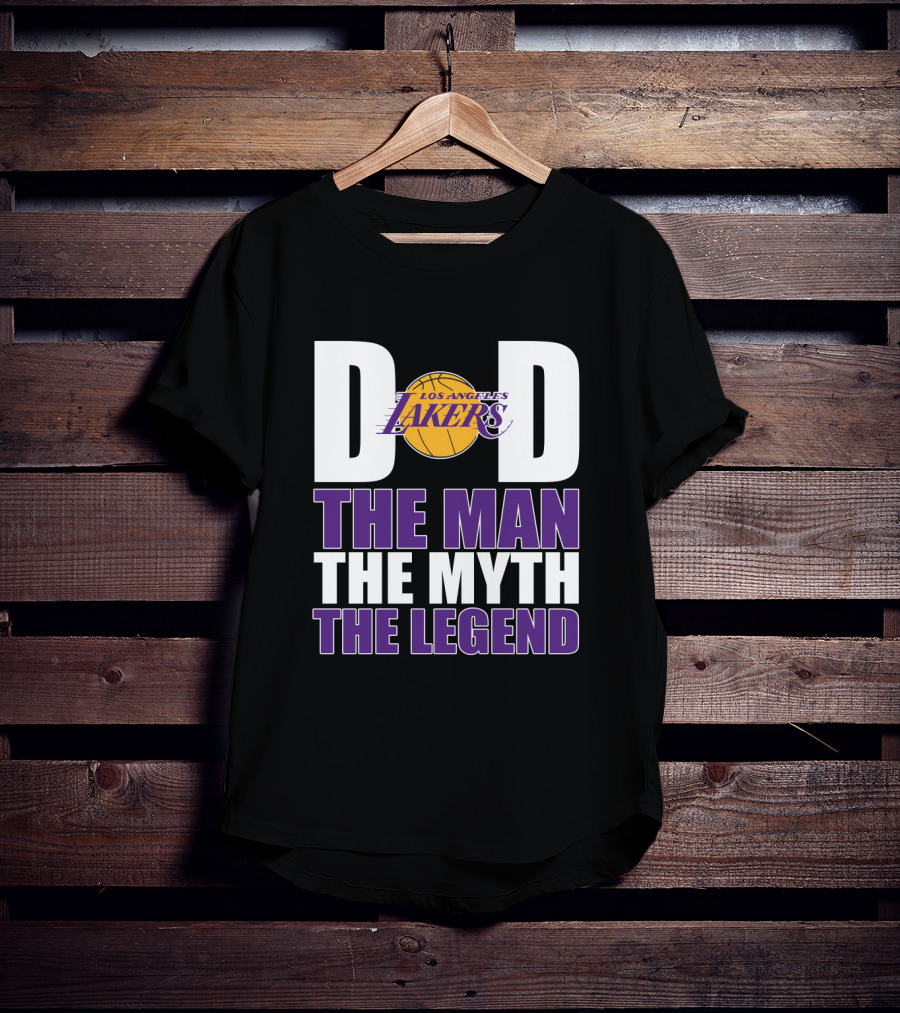 Los Angeles Lakers Dad The Man The Myth The Legend T-Shirt
