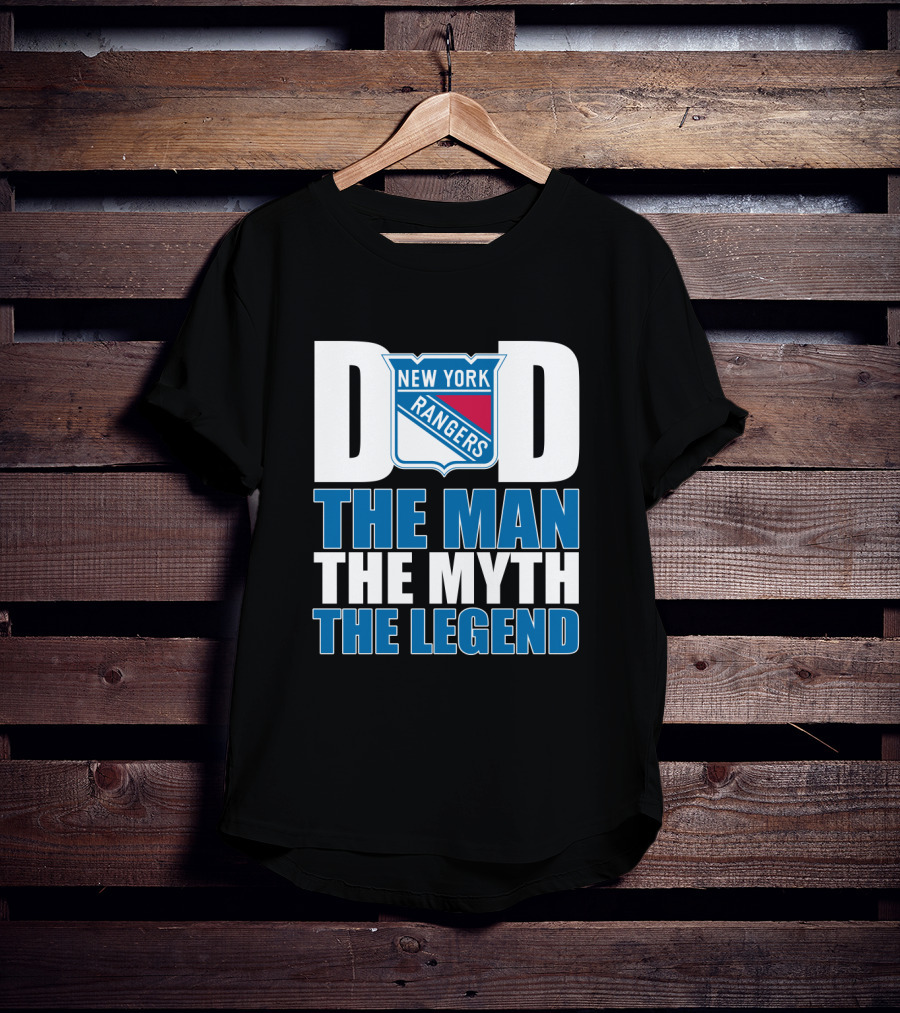 New York Rangers Dad The Man The Myth The Legend T-Shirt