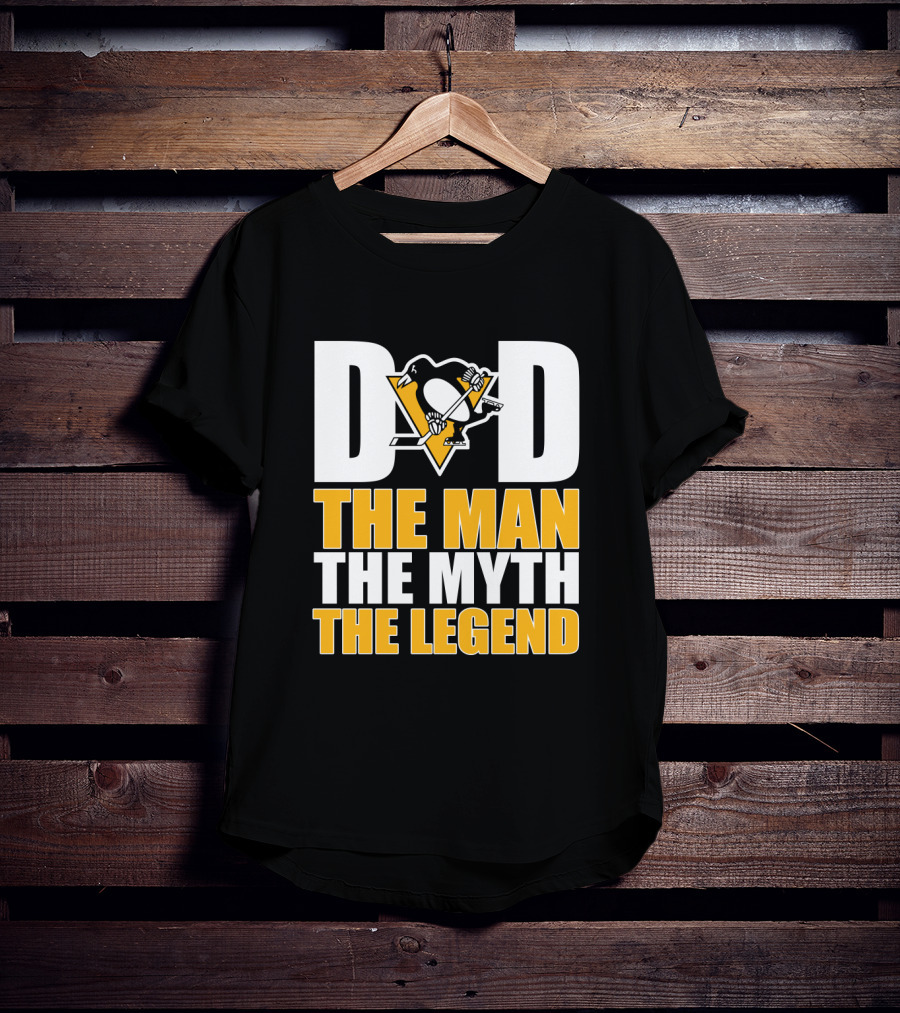 Pittsburgh Penguins Dad The Man The Myth The Legend T-Shirt
