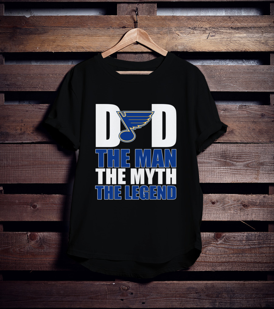 St. Louis Blues Dad The Man The Myth The Legend T-Shirt