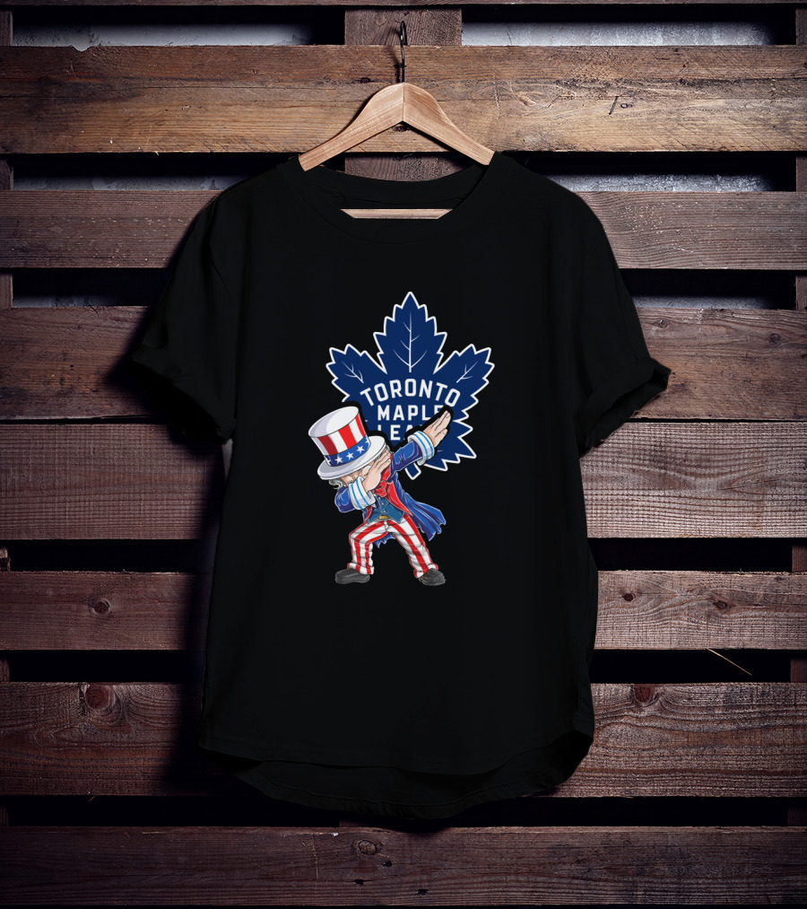 Toronto Maple Leafs Uncle Sam Dabbing Fourth Of July T-Shirt