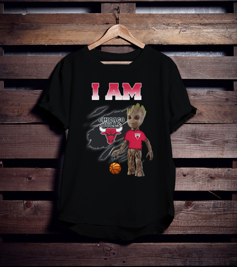 I'm Chicago Bulls Groot Basketball Fan T-Shirt