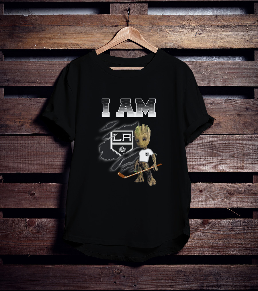 I Am Los Angeles Kings Groot Hockey Fan T-Shirt