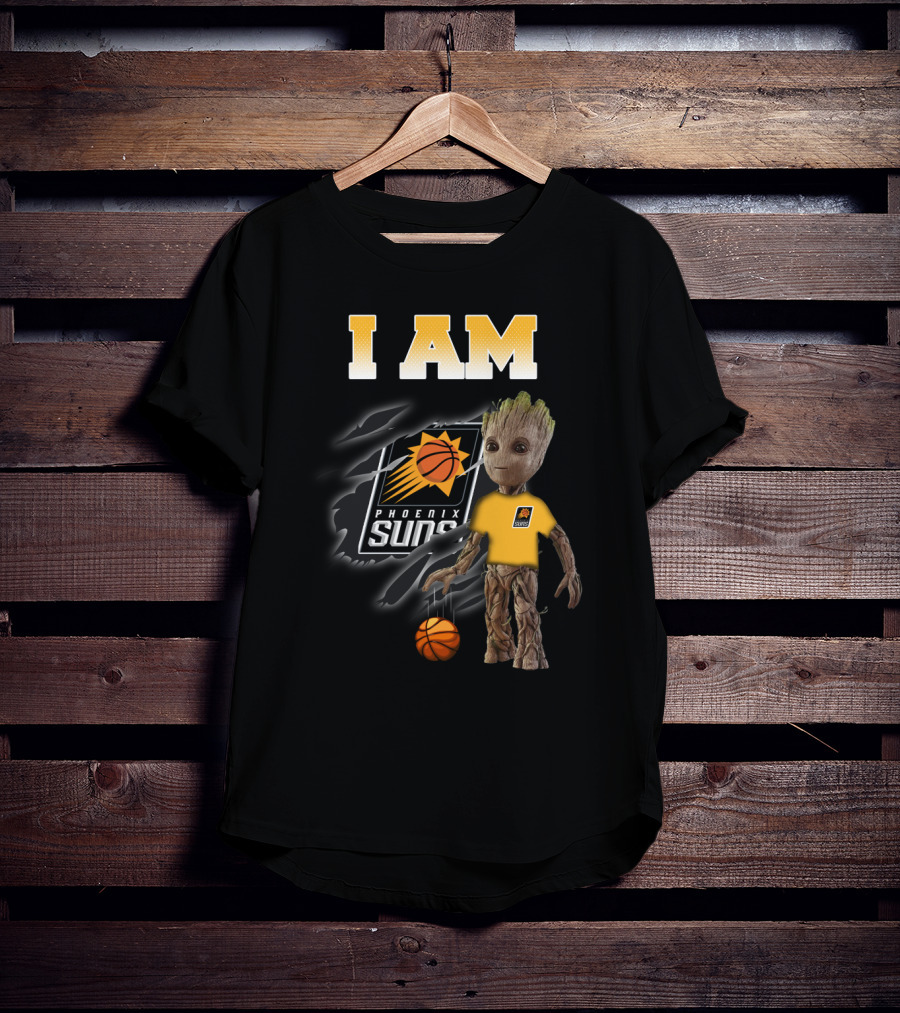 I Am Phoenix Suns Groot Basketball Fan T-Shirt