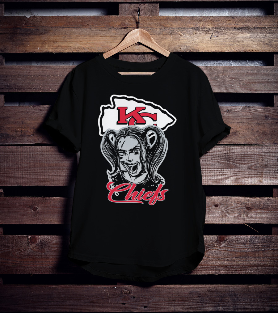 Harley Quinn Kc Chiefs Logo Chiefs T-Shirt