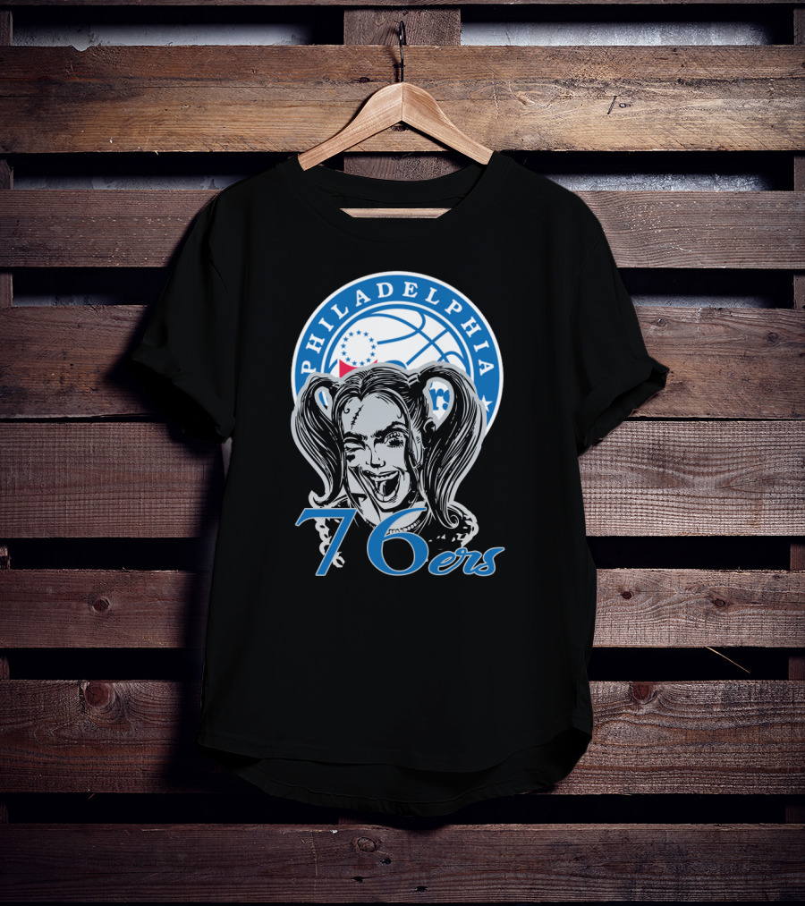 Philadelphia 76ers Basketball Harley Quinn T-Shirt