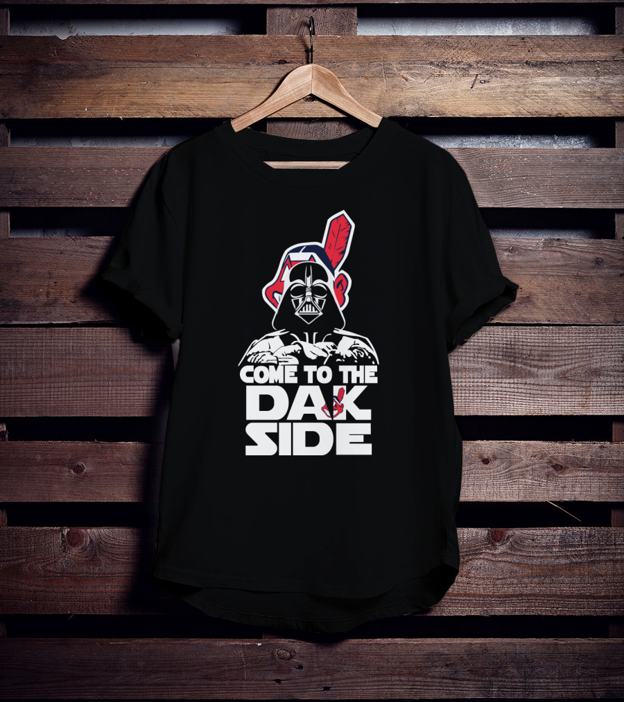 Come To The Dark Side Darth Vader Cleveland Indians Fans T-Shirt