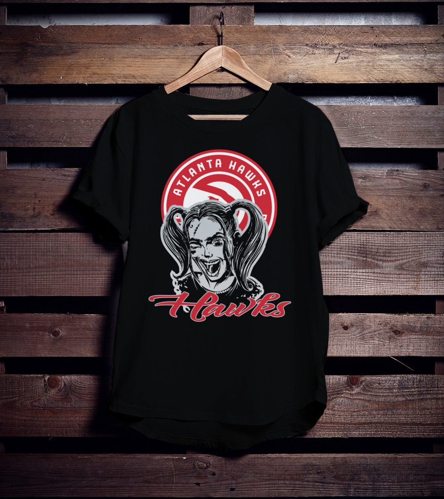 Atlanta Hawks Harley Quinn Fans Enthusiasts T-Shirt