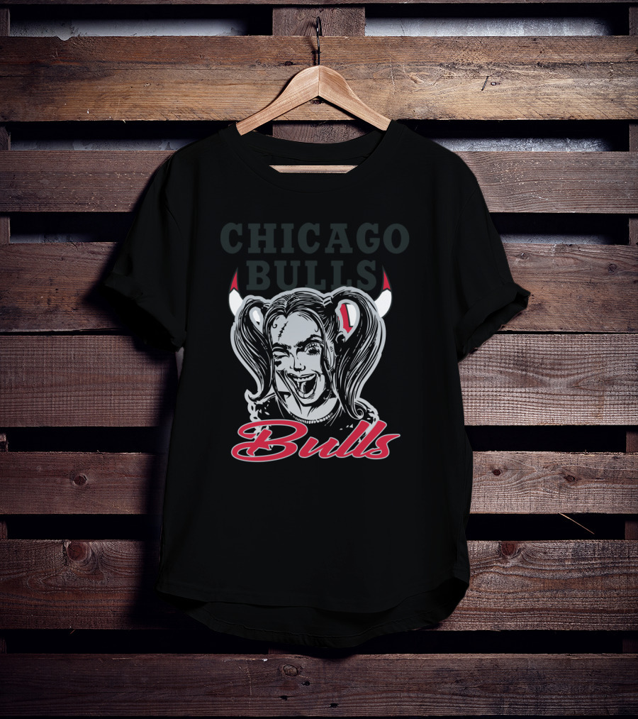 Chicago Bulls Harley Quinn Fan Enthusiast T-Shirt