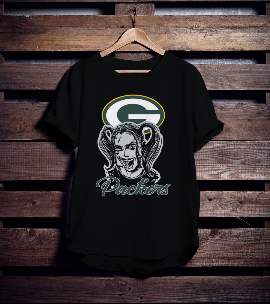 Harley Quinn Green Bay Packers Fans Packers T-Shirt