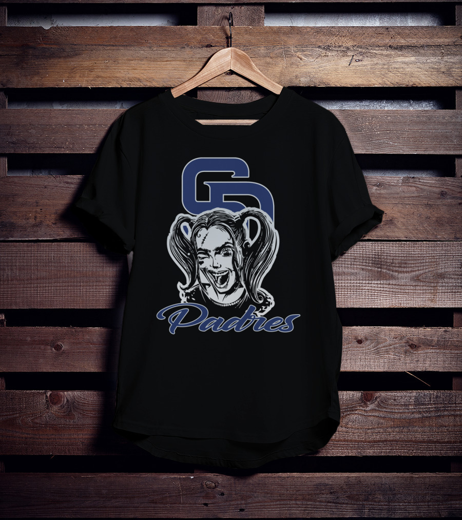 Harley Quinn Padres Fan Sd T-Shirt