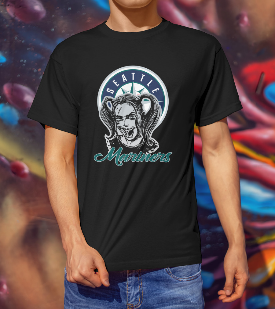 Seattle Mariners Harley Quinn Fans T-Shirt