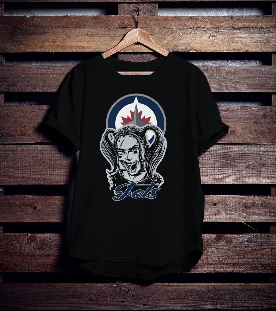 Harley Quinn Fans Of Winnipeg Jets T-Shirt
