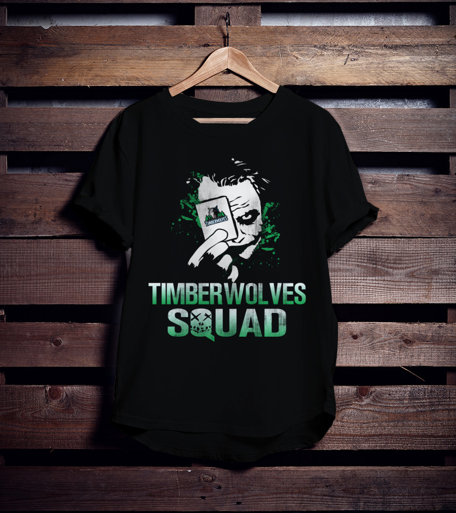 Timberwolves Squad Joker Card Fan T-Shirt