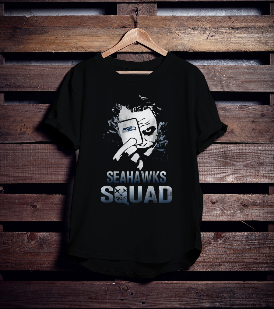 Seahawks Squad Joker Card Seattle Seahawks Fans T-Shirt
