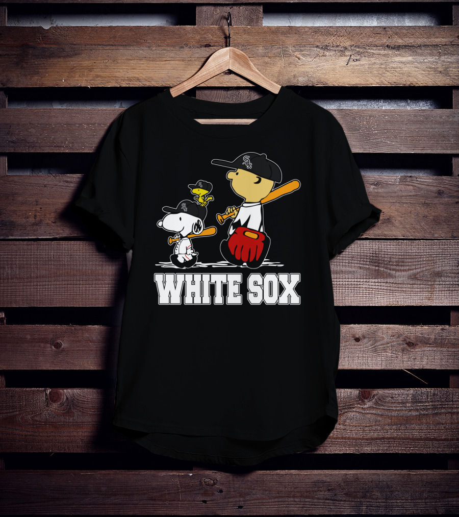 Snoopy Woodstock White Sox Fans T-Shirt