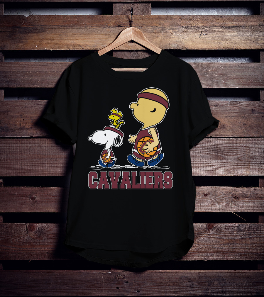 Snoopy And Cavalier Friends With Basketball T-Shirt