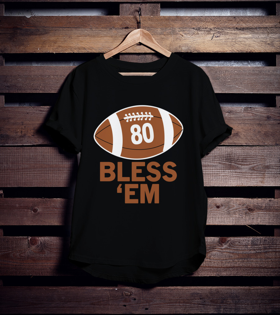 Cleveland Browns Bless Em 80 Football T-Shirt