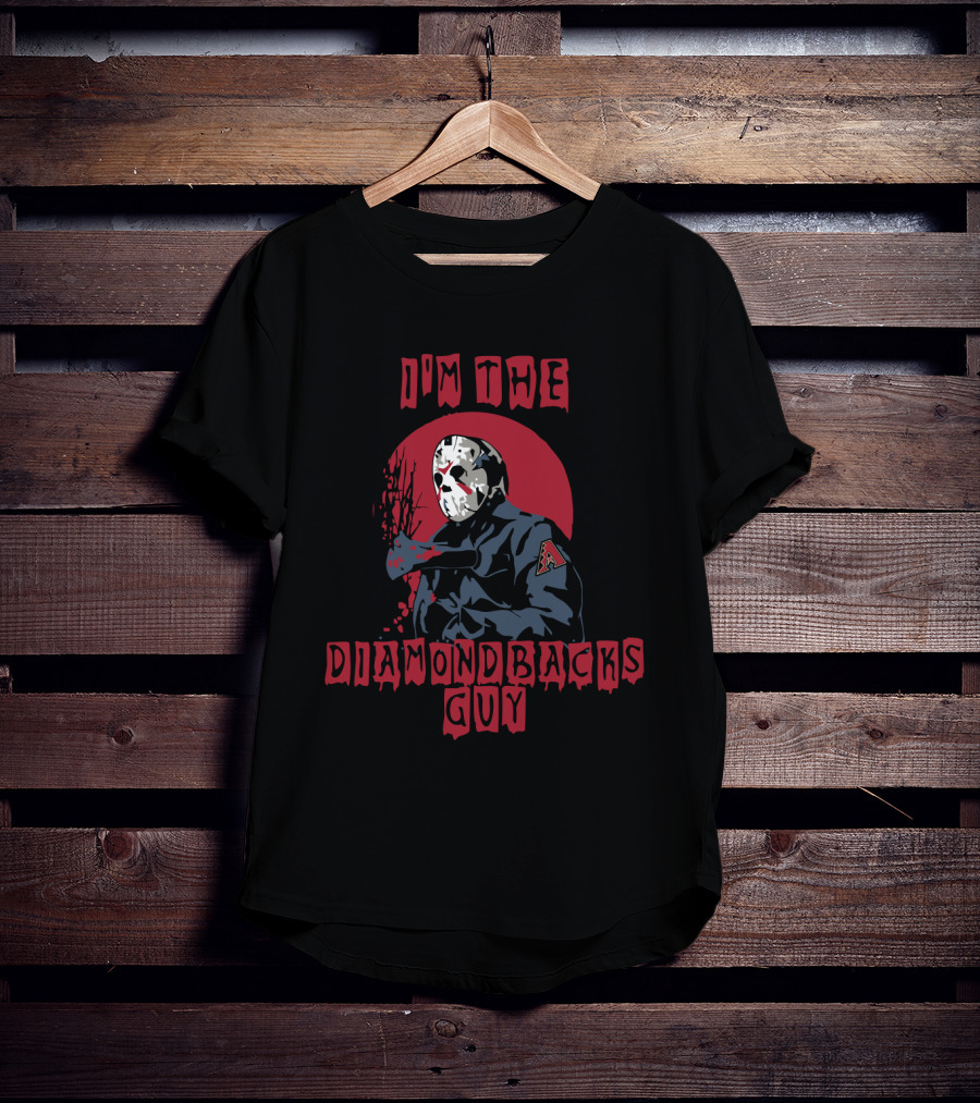 I'm The Diamondbacks Guy Jason Voorhees Mask Arizona Patch T-Shirt