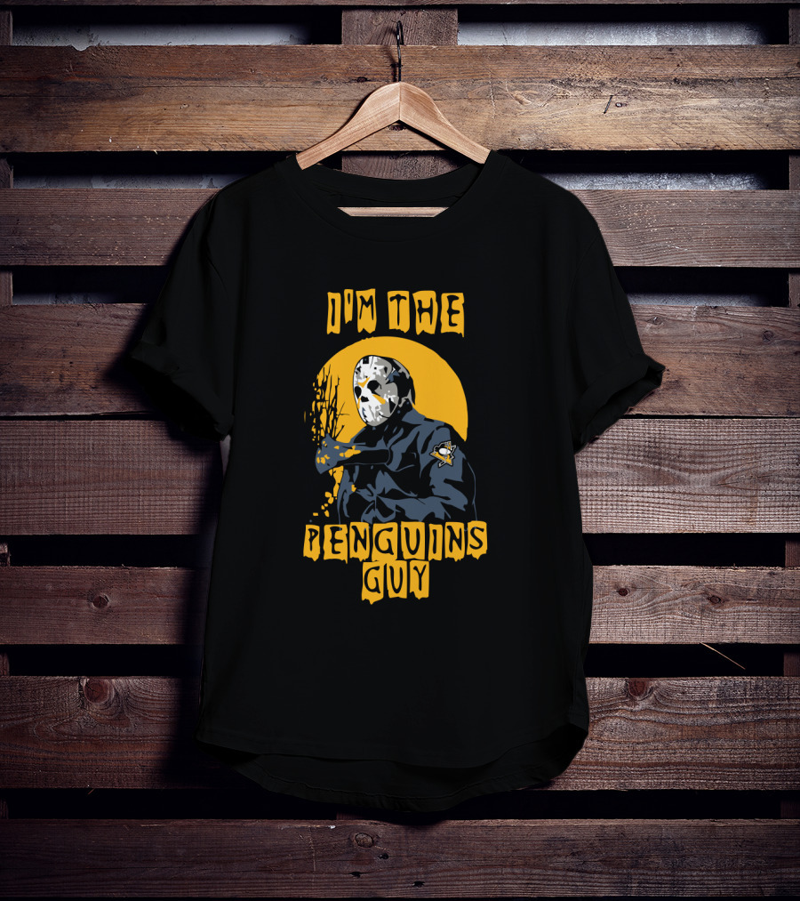 I'm The Penguins Guy Jason Voorhees With Pittsburgh Penguins T-Shirt