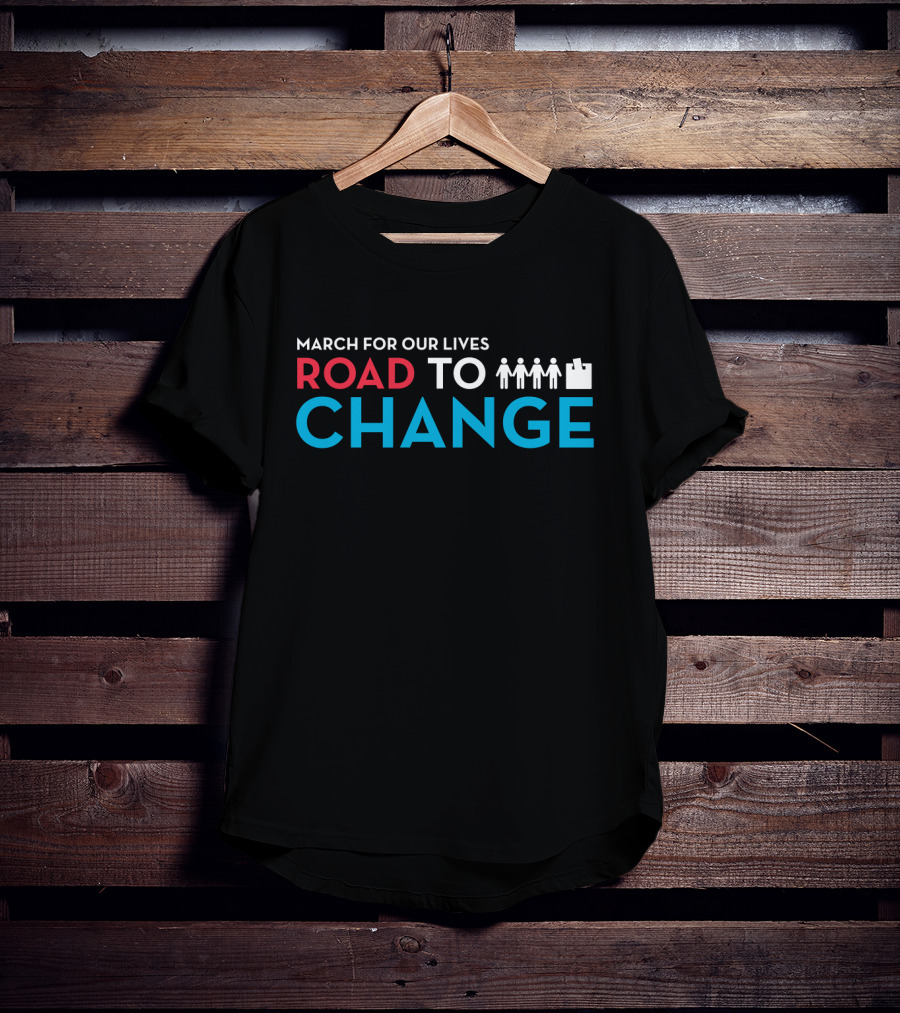 March For Our Lives Road To Change People Holding Hands T-Shirt