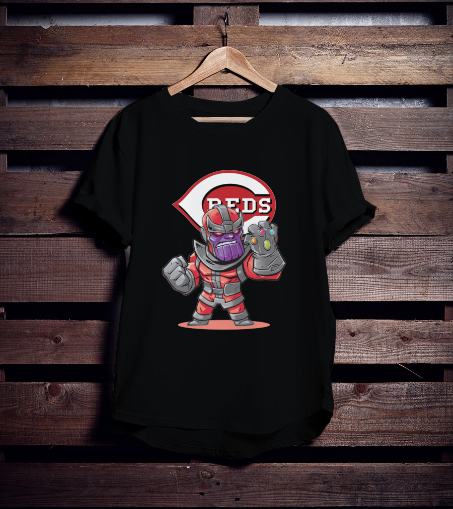 Thanos Meets Cincinnati Reds Fans In Mashup Crossover T-Shirt
