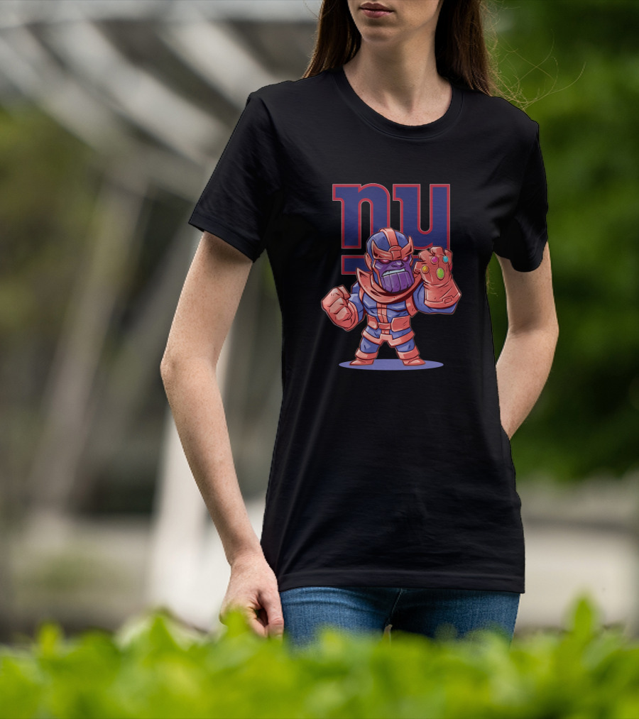 Ny Giants Thanos Crossover Fans T-Shirt