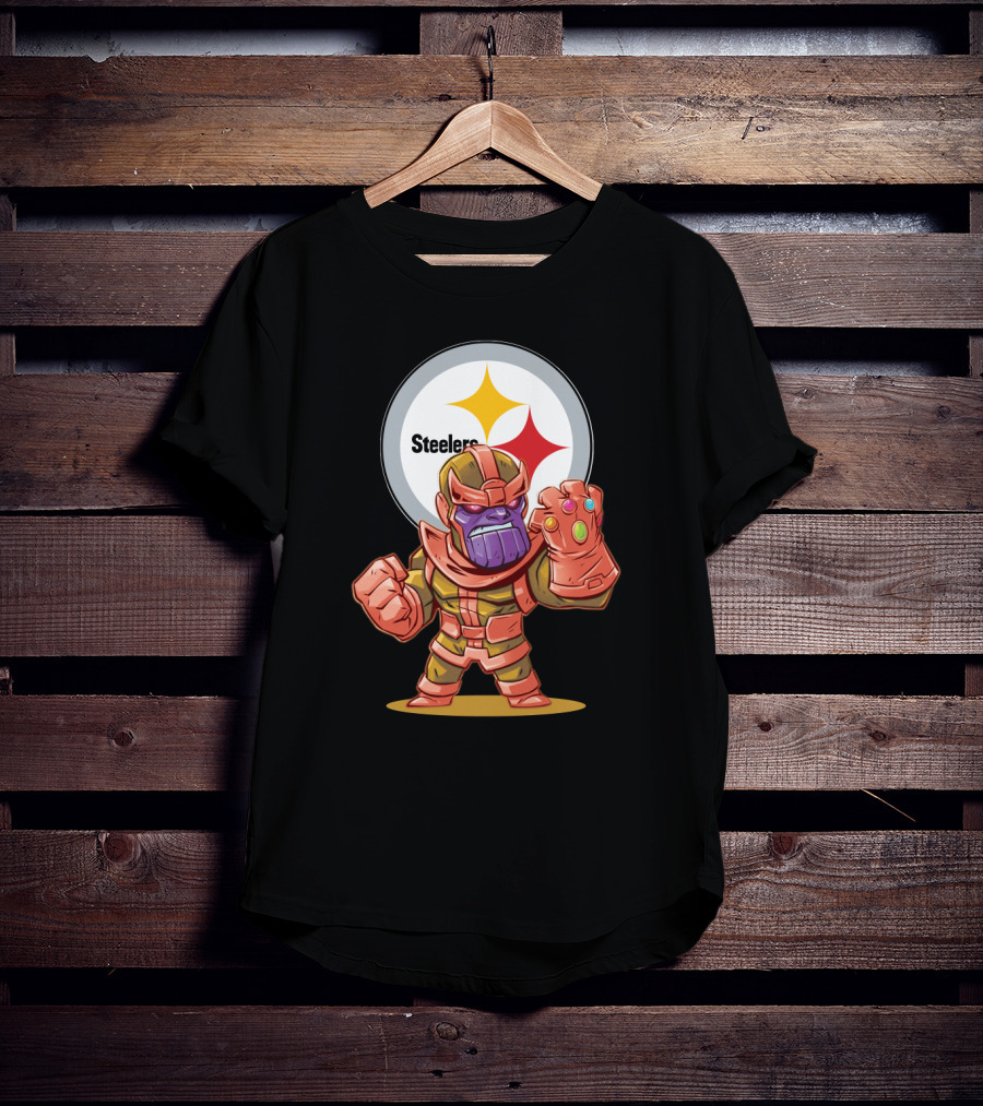 Thanos Infinity Gauntlet Steelers Fans Embrace T-Shirt