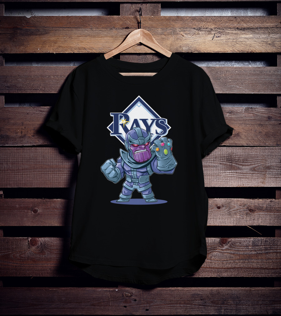 Rays Thanos Tampa Bay Fans Infinity Gauntlet T-Shirt