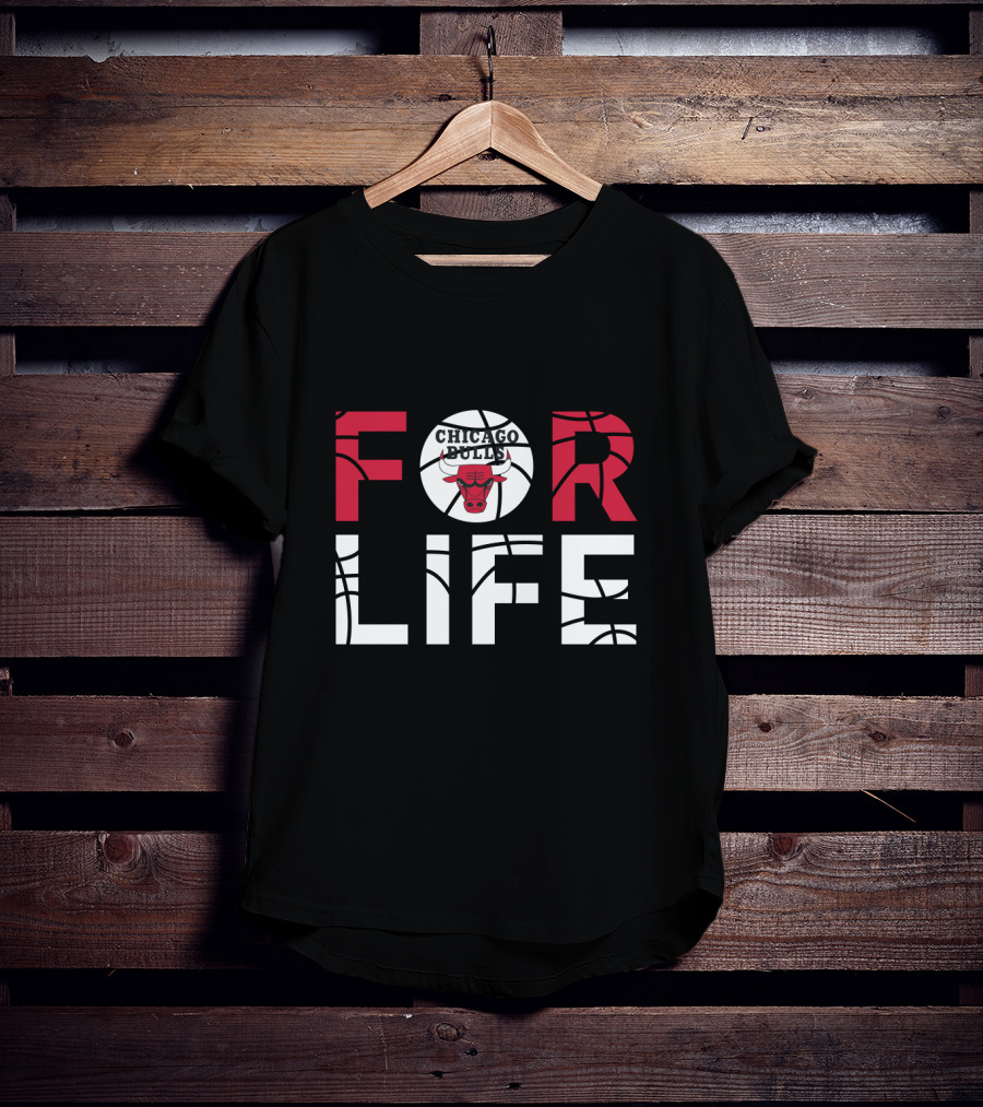 Chicago Bulls For Life Basketball Fans T-Shirt