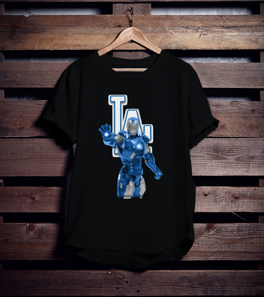 Los Angeles Dodgers Iron Man Hybrid With LA T-Shirt