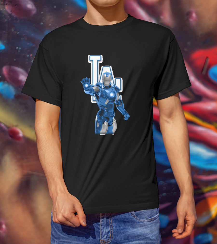 Los Angeles Dodgers Iron Man Hybrid With LA T-Shirt