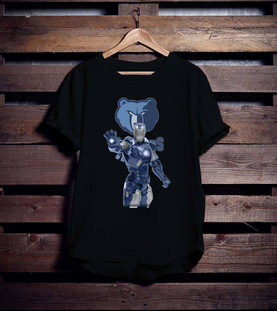 Iron Man Memphis Grizzlies Fan Gear T-Shirt