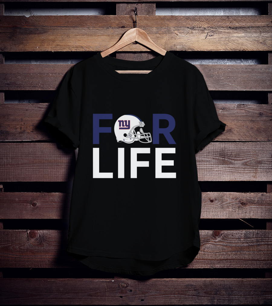 New York Giants Helmet For Life For Fans T-Shirt