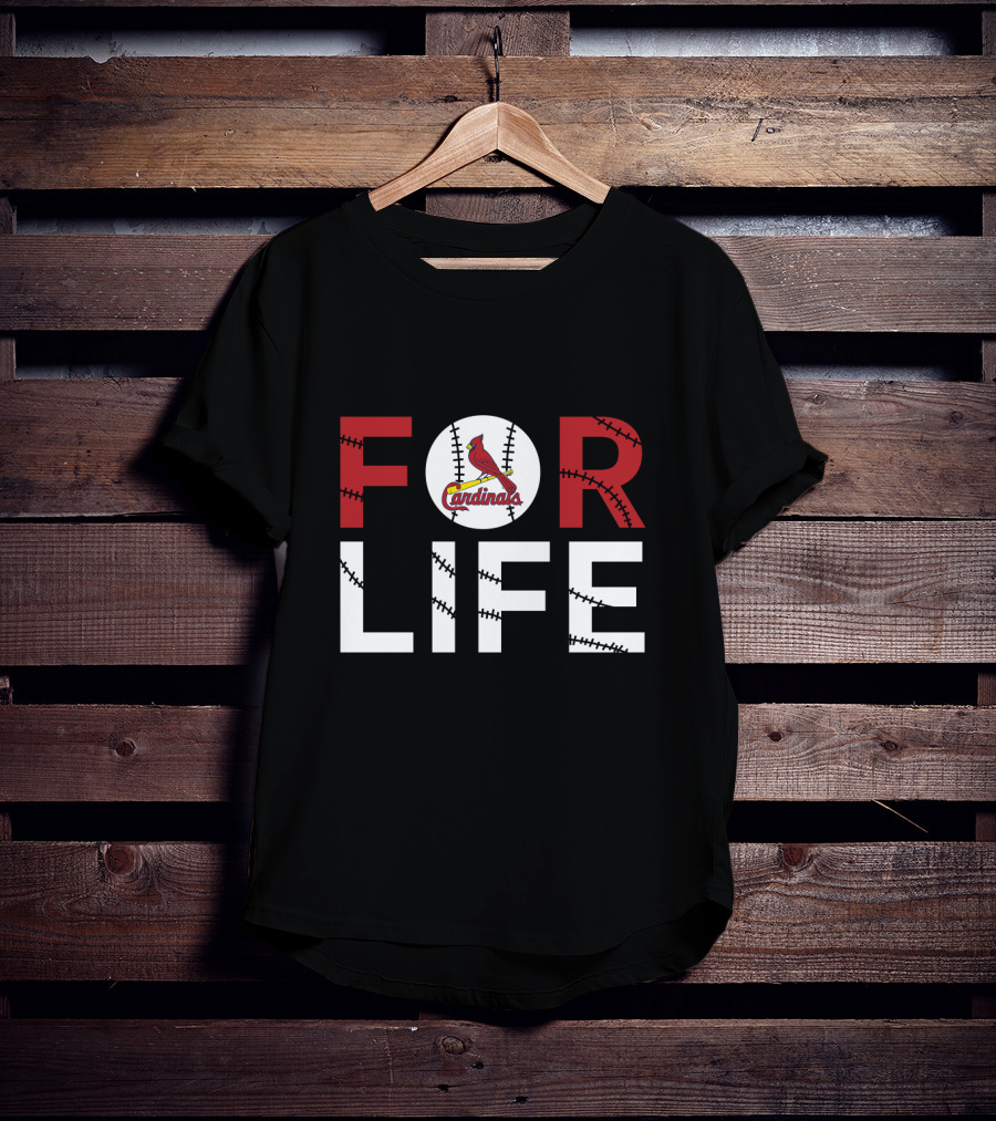St. Louis Cardinals Baseball Passion For Life With Iconic T-Shirt