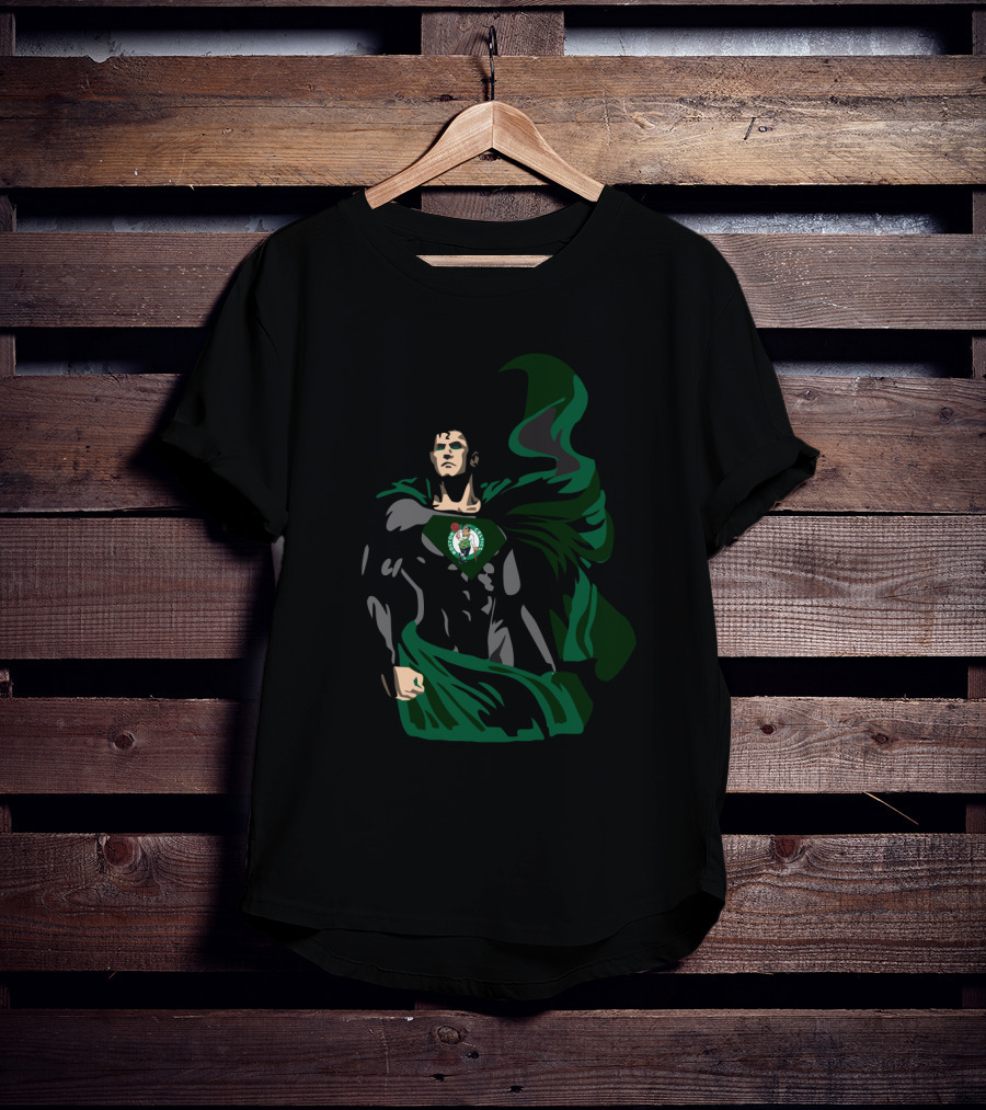 Superman Boston Celtics Fans Heroic T-Shirt