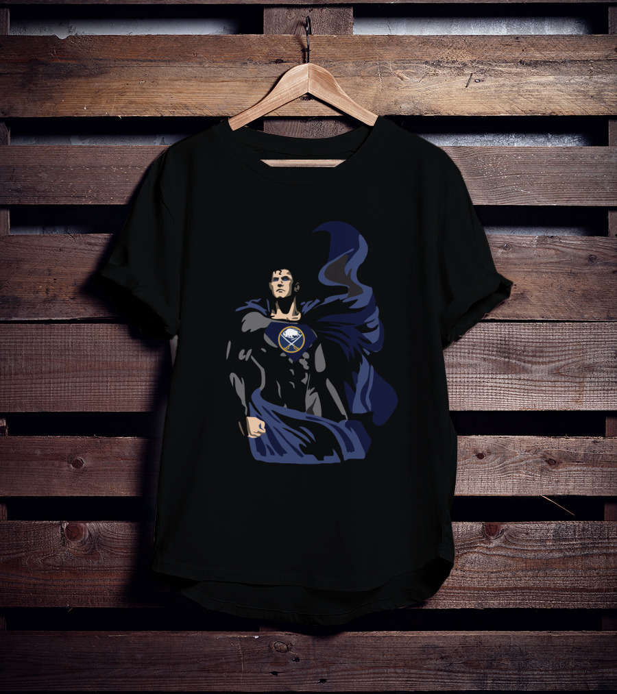 Superman Buffalo Sabres Logo Superhero Fan T-Shirt