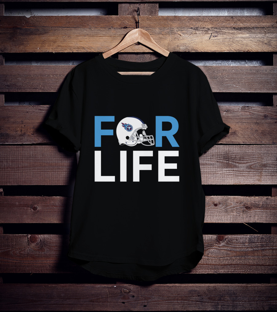 Tennessee Titans Helmet For Life Fans T-Shirt