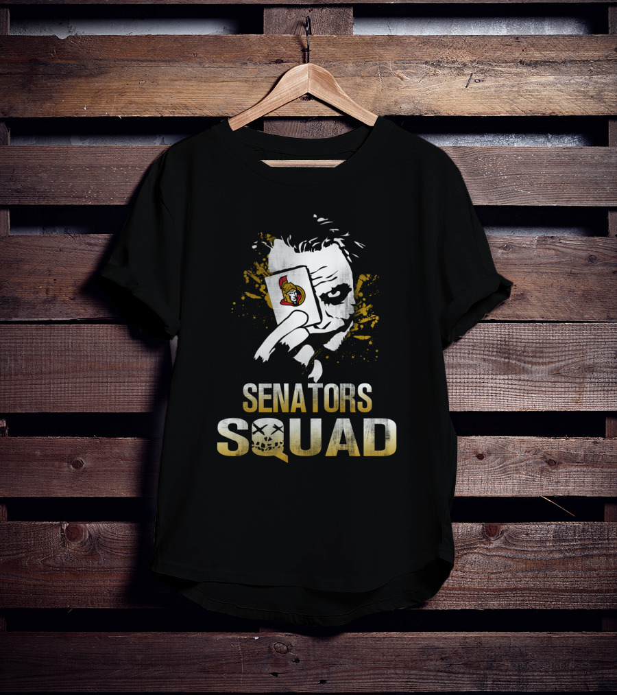 Ottawa Senators Fans Joker Card Senators Squad T-Shirt