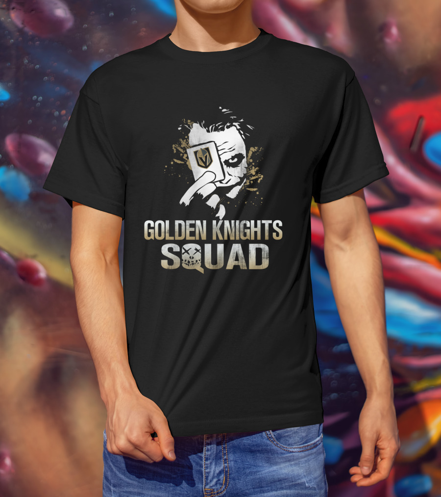 Golden Knights Squad Joker Card Vegas Golden Knights Fan T-Shirt