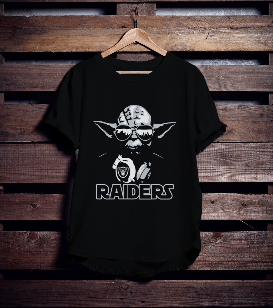 Yoda Star Wars Raiders Fans Oakland Raiders T-Shirt