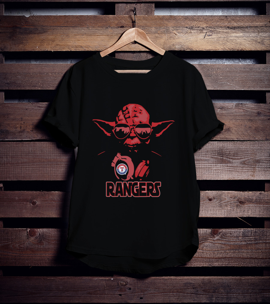 Yoda Rangers Star Wars Texas Fans T-Shirt