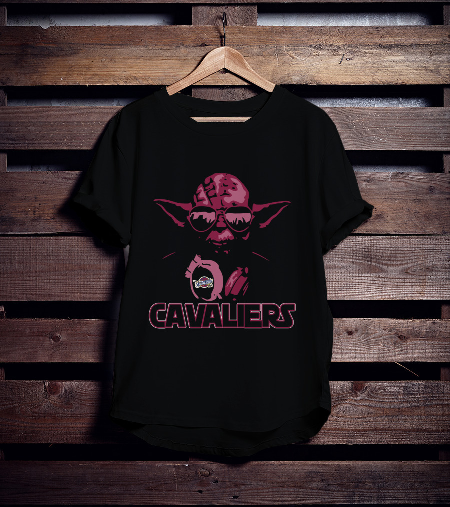 Cavaliers Yoda Star Wars Fans Cleveland Nba Mashup T-Shirt