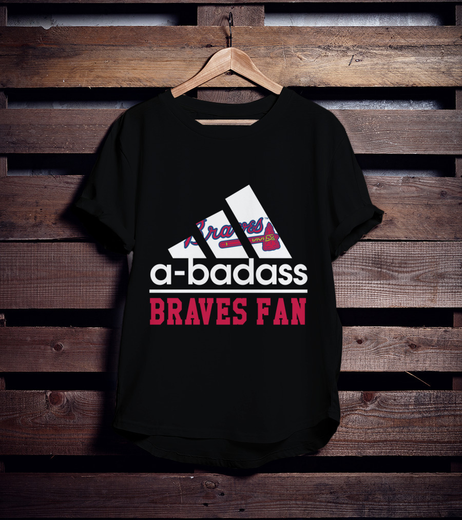 Braves Fan A-Badass Sports Graphic T-Shirt