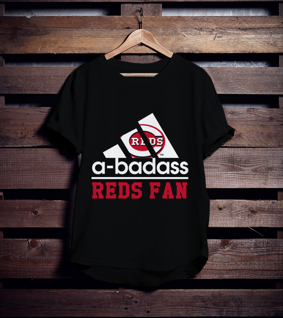 Cincinnati Reds Fan A-Badass Reds T-Shirt