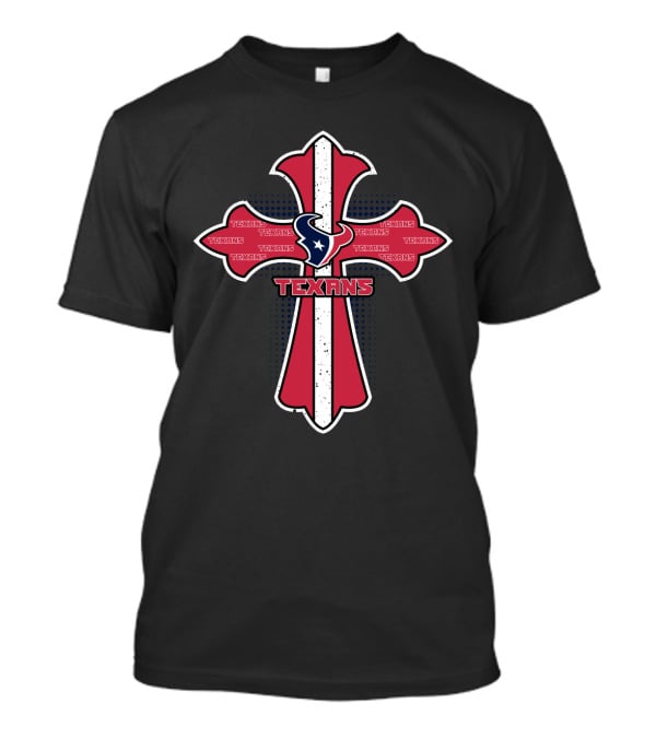 Texans Cross With Houston Texans T-Shirt