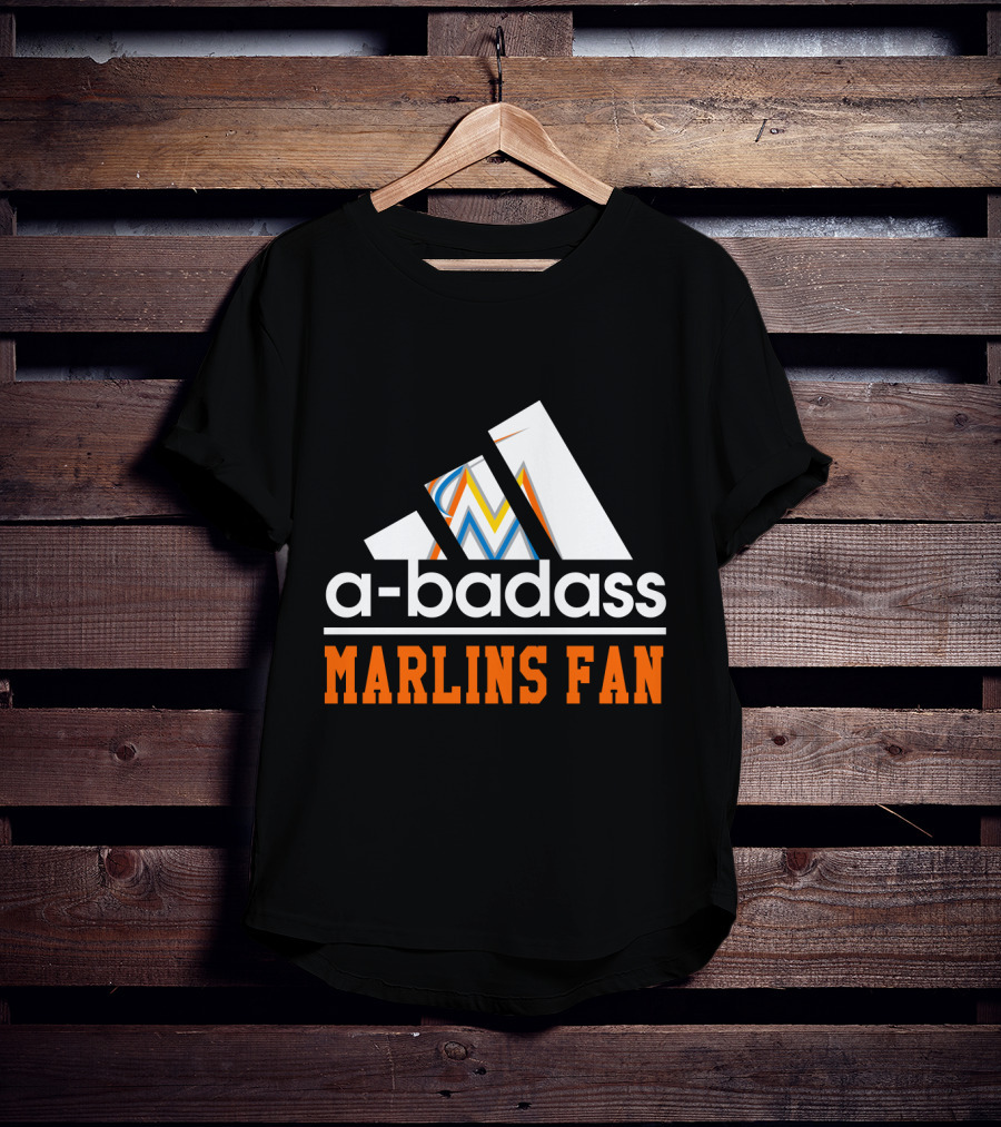 Miami Marlins Fan A-Badass T-Shirt