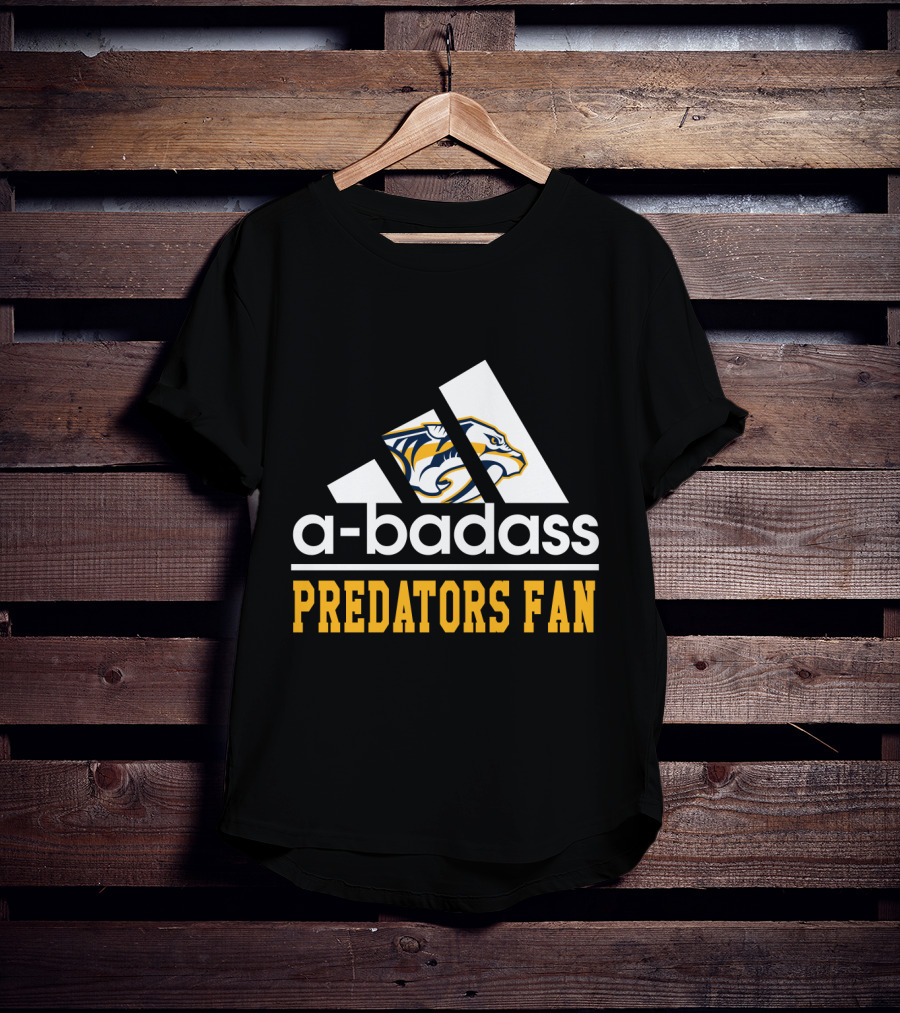 A-Badass Predators Fan Nashville Predators T-Shirt