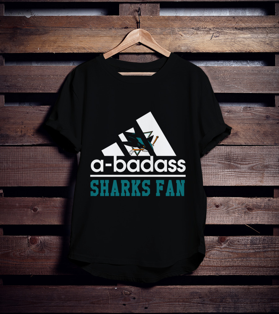 A-Badass Sharks Fan San Jose Sharks T-Shirt