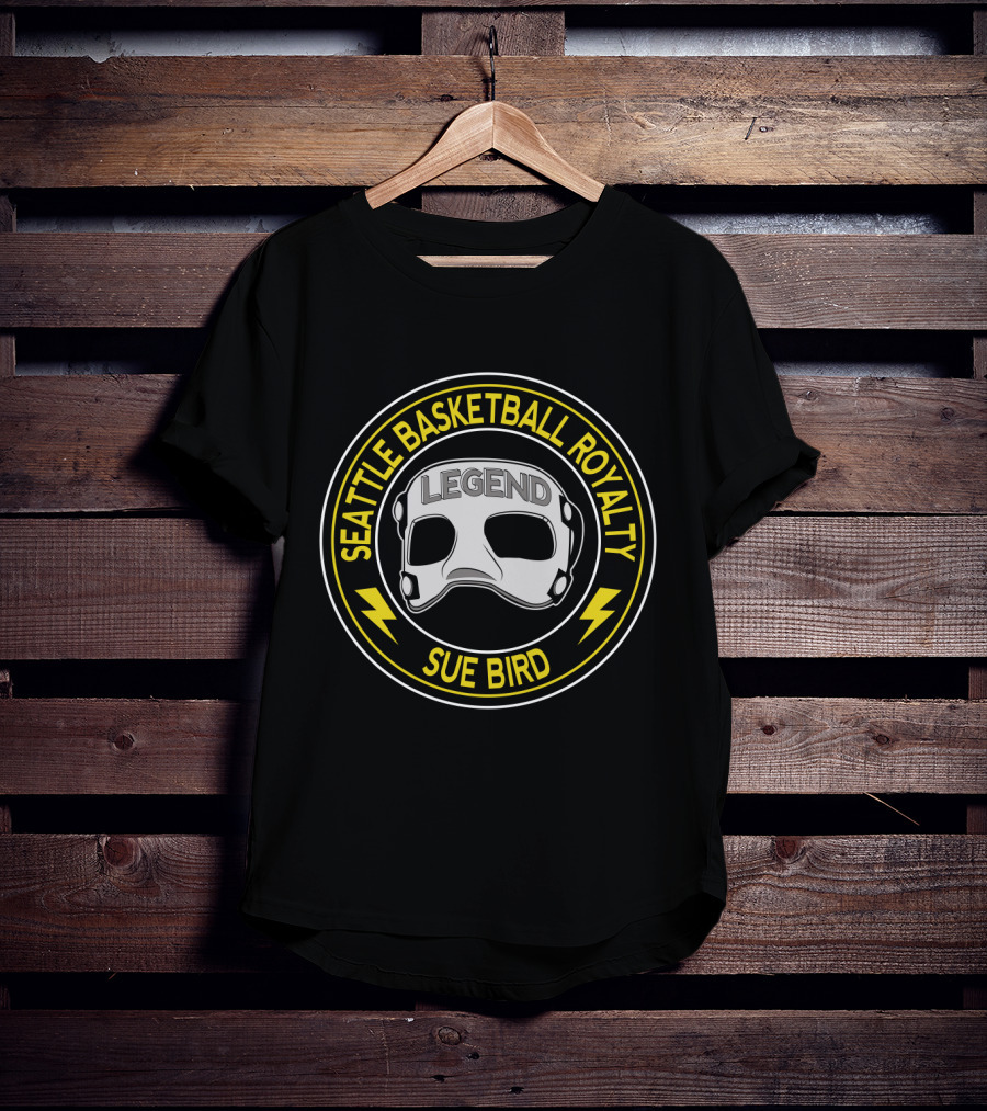 Seattle Basketball Royalty Legend Sue Bird Mask T-Shirt
